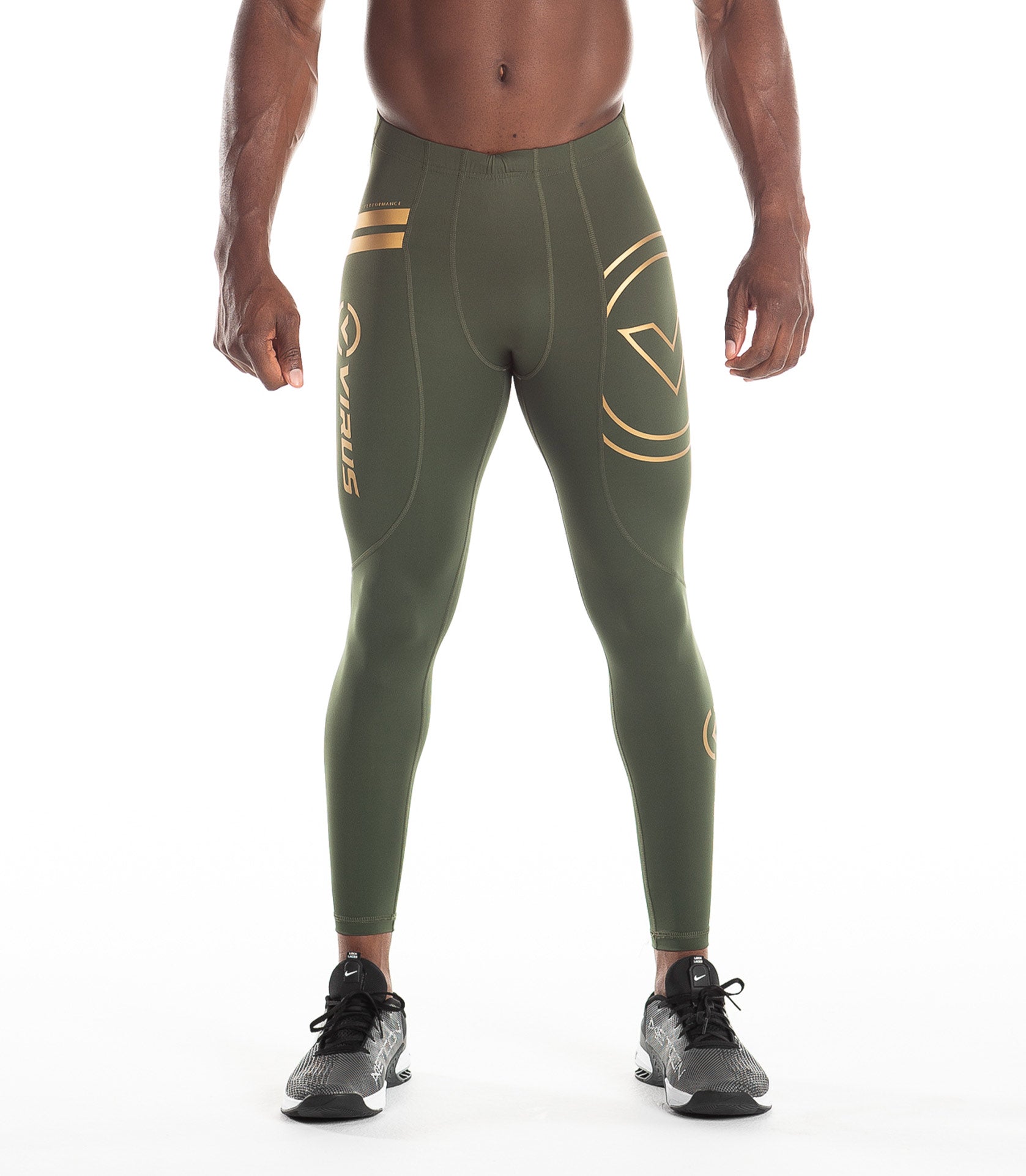 VIRUS : Compression Long Pants (ERX7) Stay Cool Quick Drying